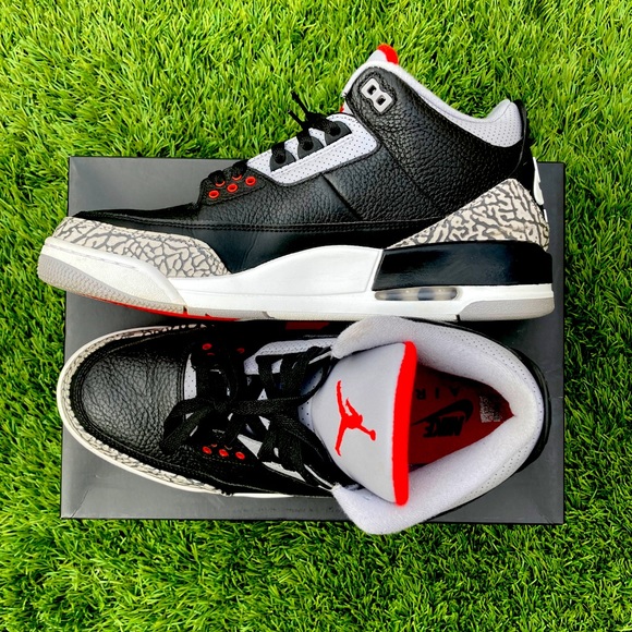 Jordan 3 Retro Black Cement (2018) Size 12 - Picture 2 of 3